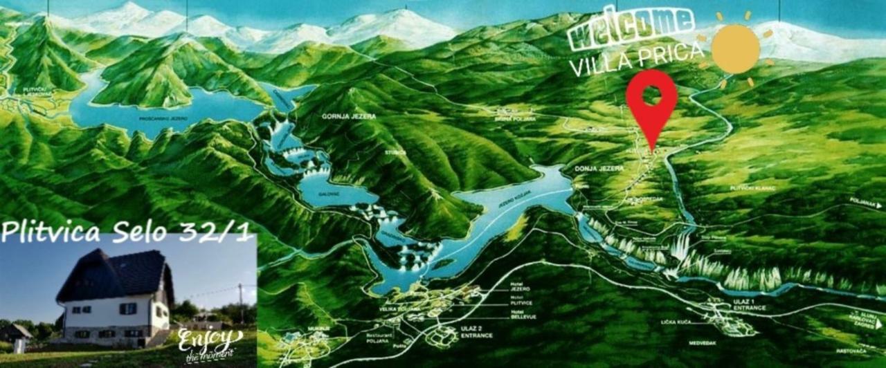 B&B Plitvice Lakes Villa Prica ปลิตวิตซาเซโล ภายนอก รูปภาพ